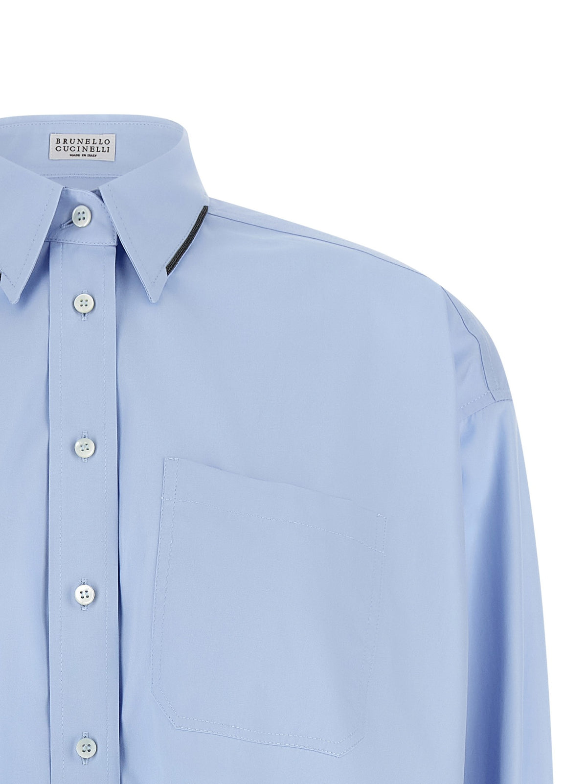 Brunello Cucinelli - 'Shiny Trim' shirt