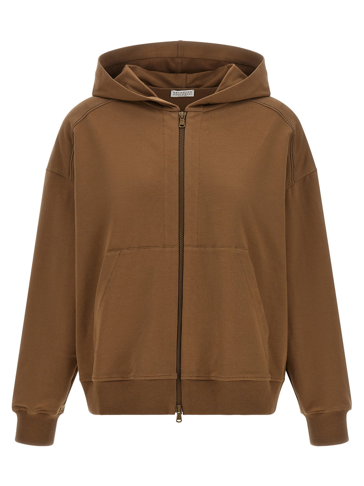 Brunello Cucinelli - 'Shiny Trims' hoodie