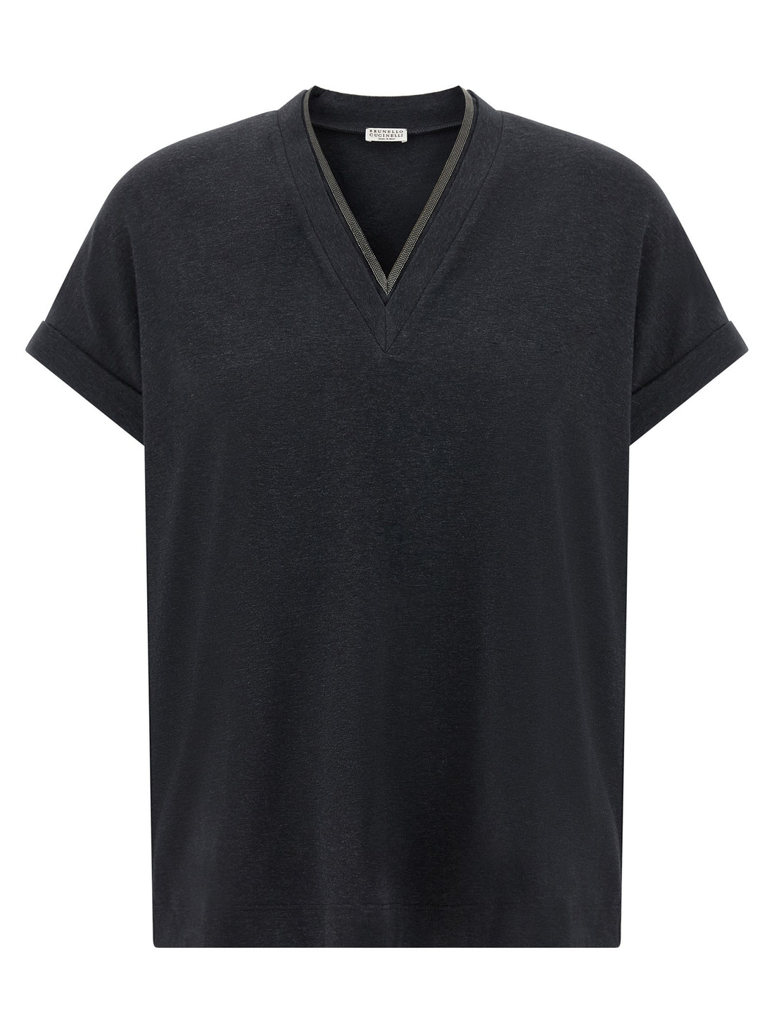 Brunello Cucinelli - 'Shiny Trims' T-shirt shiny-trims-t-shirt