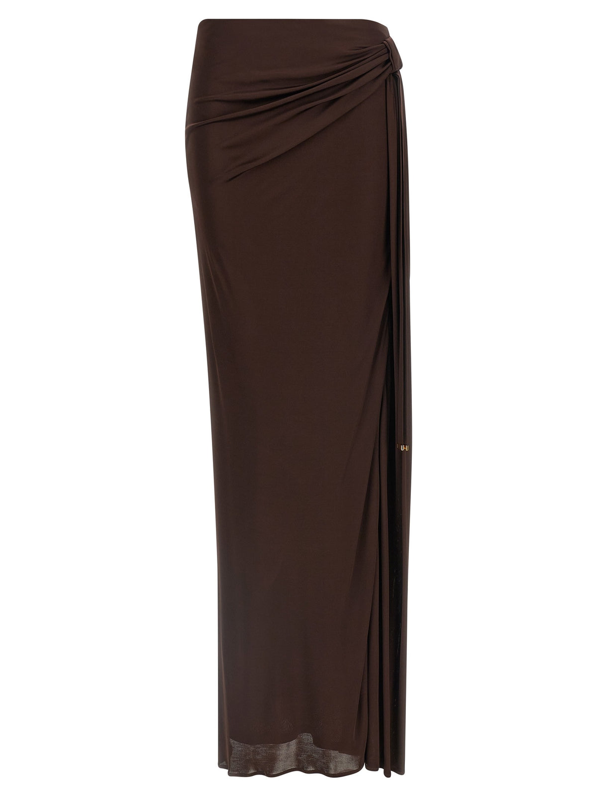 Elisabetta Franchi - Shiny viscose skirt