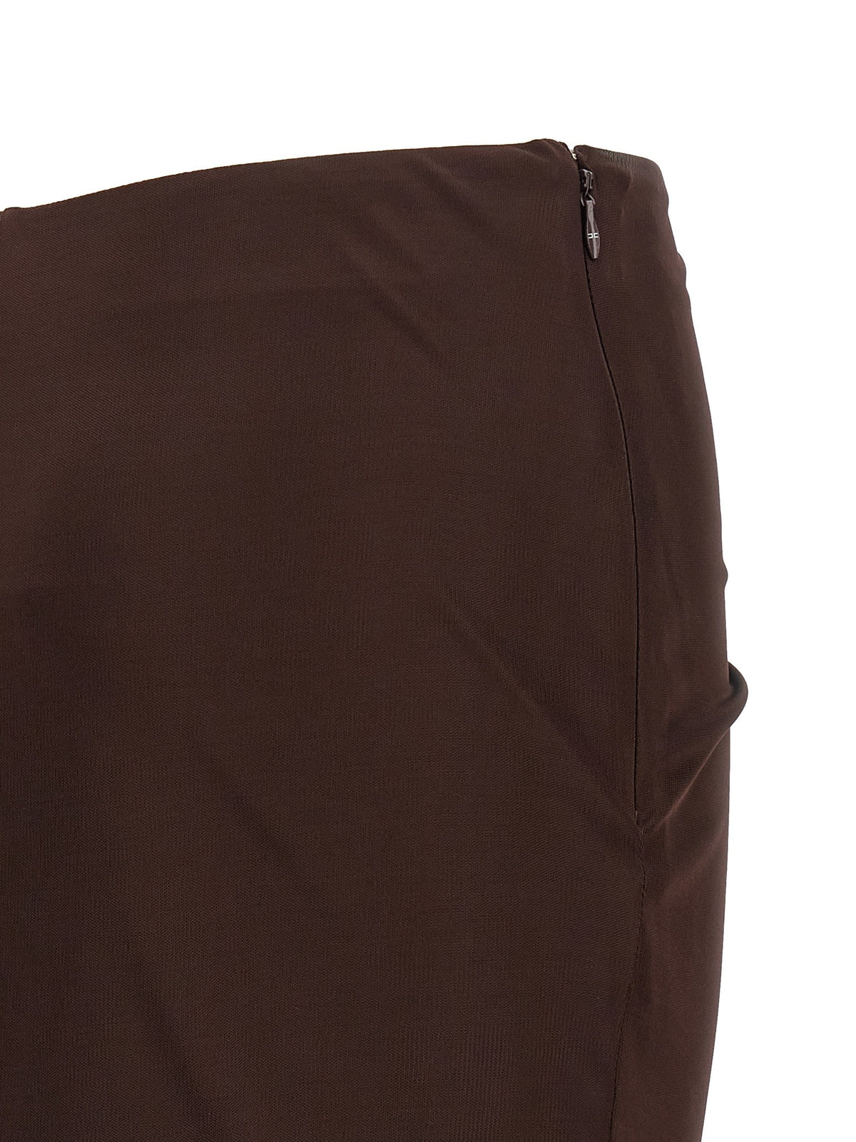 Elisabetta Franchi - Shiny viscose skirt