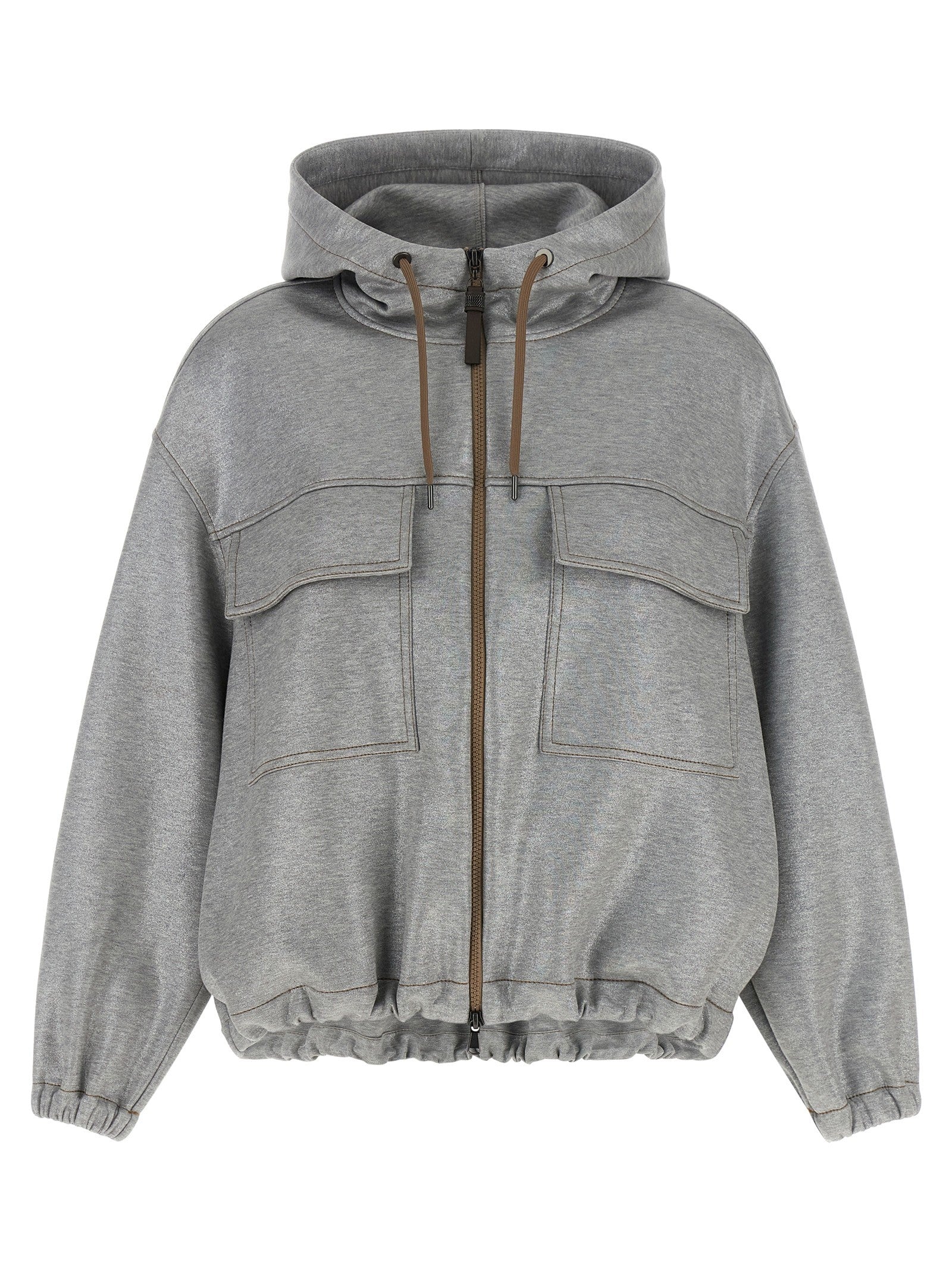 Brunello Cucinelli - 'Shiny Zipper Pull' bomber jacket shiny-zipper-pull-bomber-jacket_c4e9e1d3-34eb-4ebd-aa41-3407d93eeab2