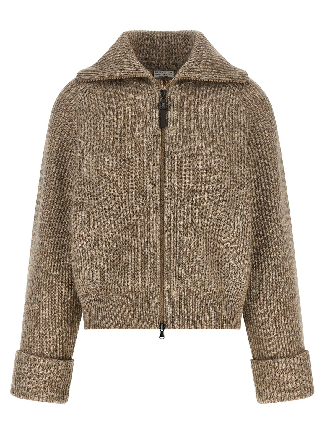 Brunello Cucinelli - 'Shiny Zipper Pull' cardigan shiny-zipper-pull-cardigan_3b8ed9c7-c33f-4a60-a56a-f3d607e1f8f0