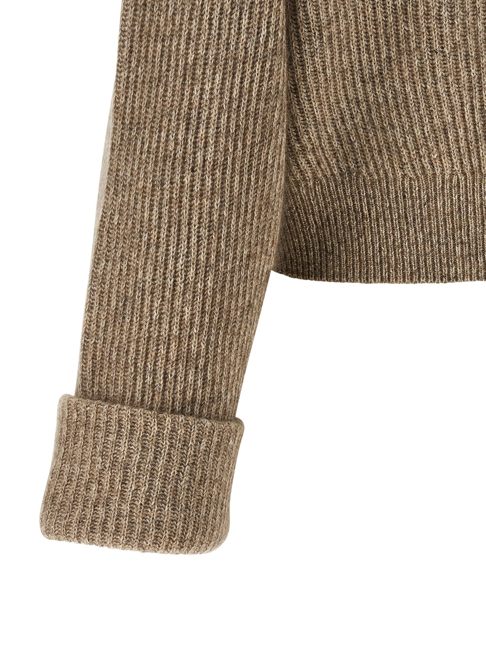Brunello Cucinelli - 'Shiny Zipper Pull' cardigan