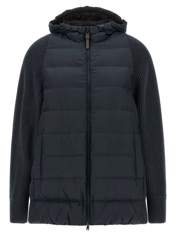 Brunello Cucinelli - 'Shiny Zipper Pull' down jacket shiny-zipper-pull-down-jacket