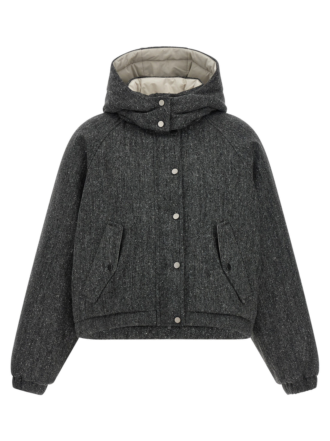 Brunello Cucinelli - 'Shiny Zipper Pull' down jacket shiny-zipper-pull-down-jacket_7a2d39af-8a36-4dda-9100-f40eb7272727