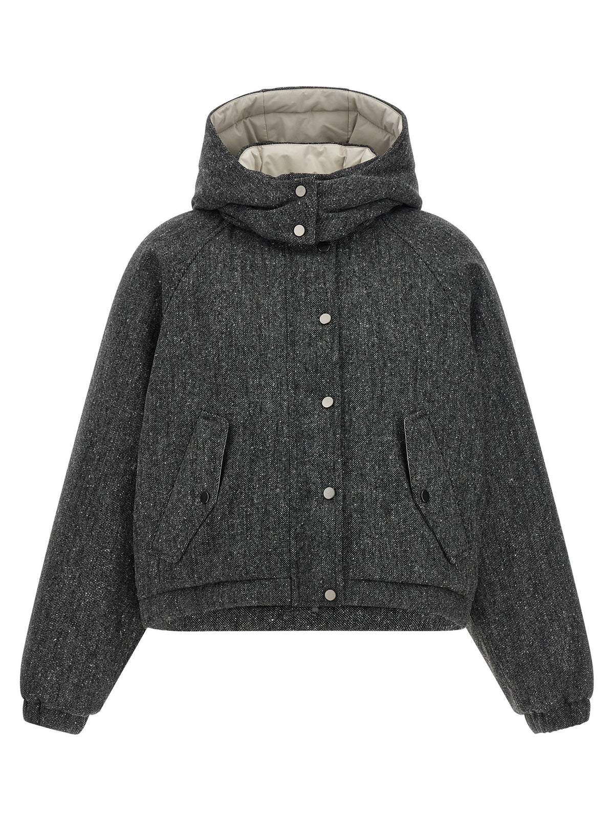 Brunello Cucinelli - 'Shiny Zipper Pull' down jacket shiny-zipper-pull-down-jacket_7a2d39af-8a36-4dda-9100-f40eb7272727