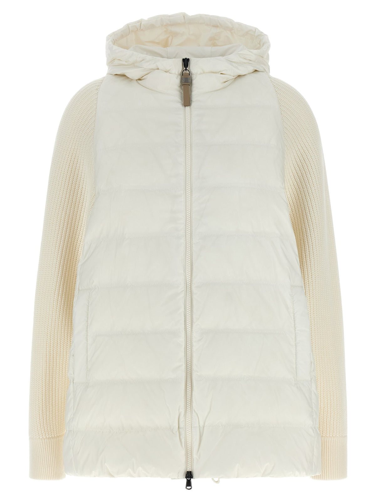 Brunello Cucinelli - 'Shiny Zipper Pull' down jacket