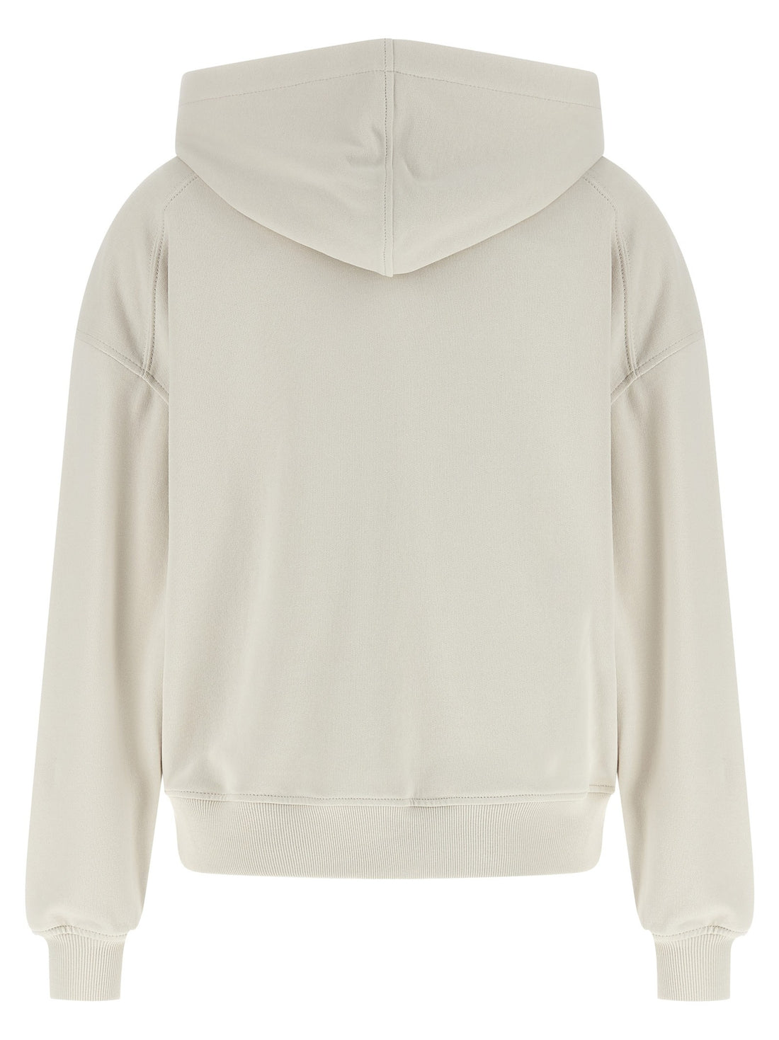 Brunello Cucinelli - 'Shiny Zipper Pull' hoodie beige S