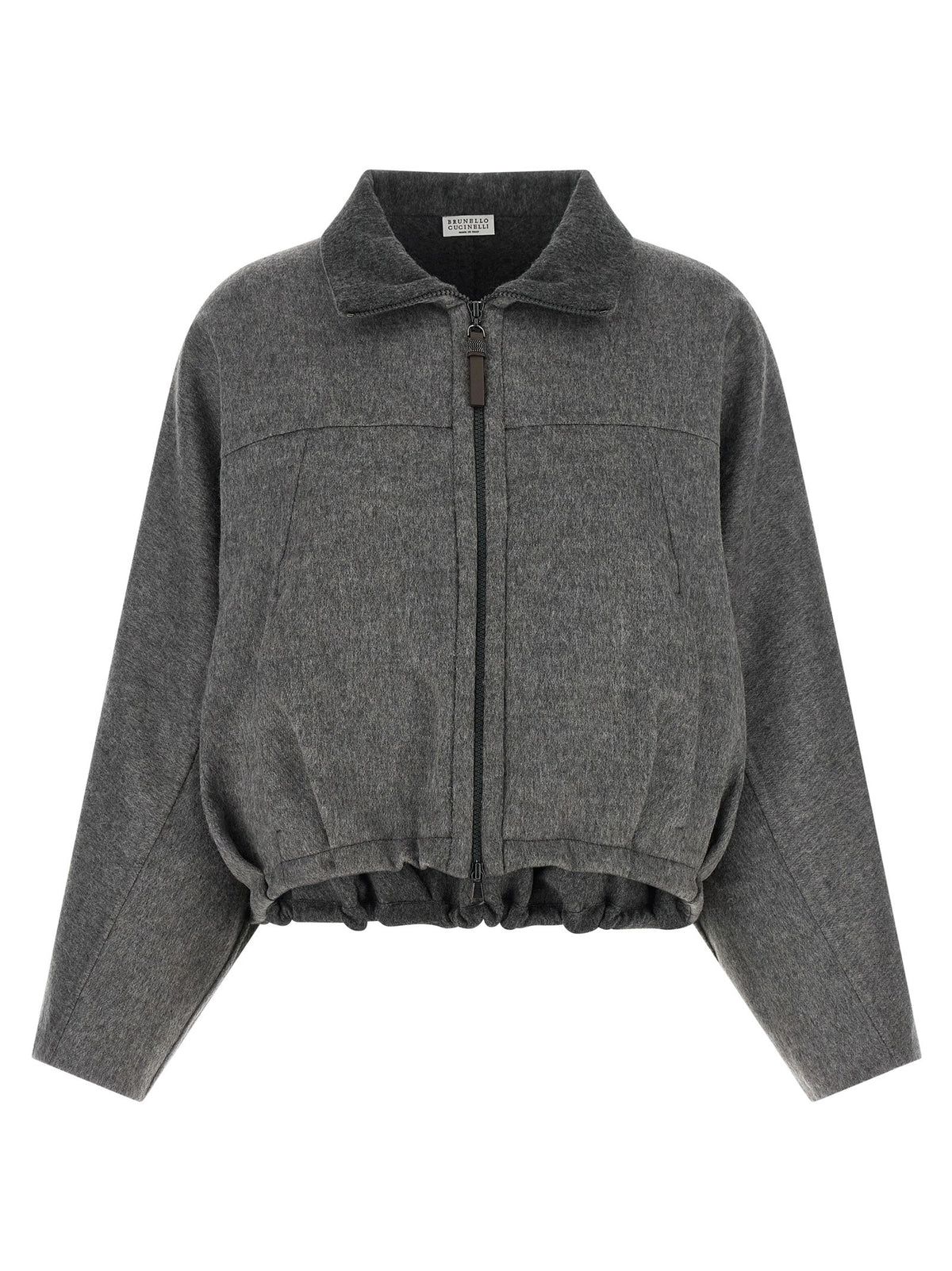 Brunello Cucinelli - 'Shiny Zipper Pull' jacket