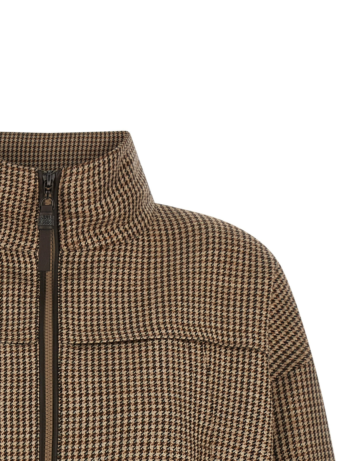 Brunello Cucinelli - 'Shiny Zipper Pull' jacket