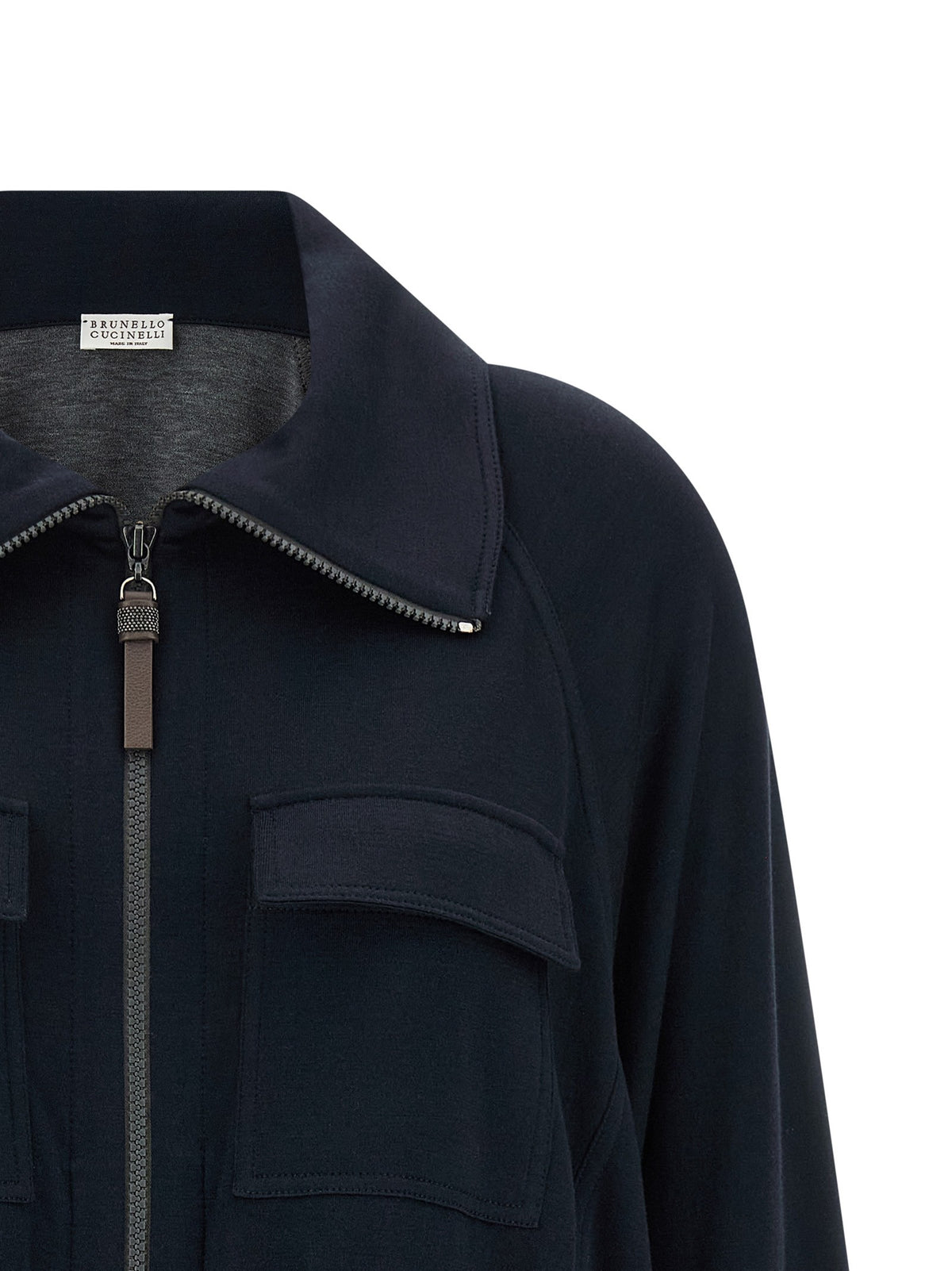 Brunello Cucinelli - 'Shiny Zipper Pull' sweatshirt