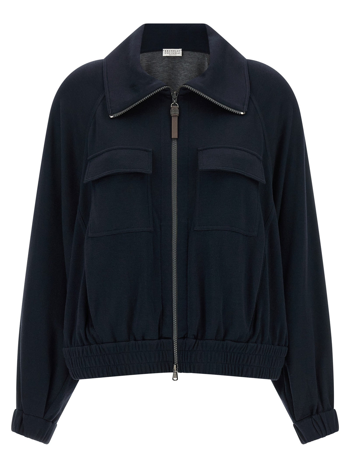 Brunello Cucinelli - 'Shiny Zipper Pull' sweatshirt