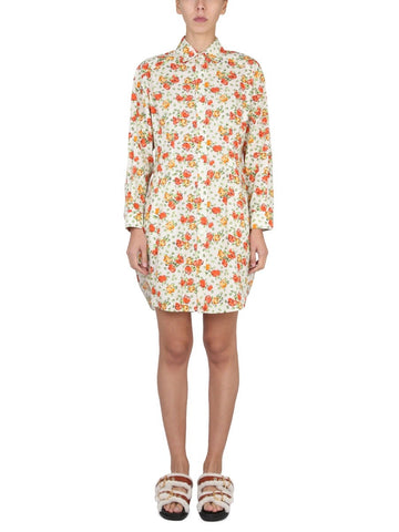Marni - SHIRT DRESS WITH FLORAL PATTERN shirt-dress-with-floral-pattern_ded1eafa-b863-4a6a-935a-4ef02d484306
