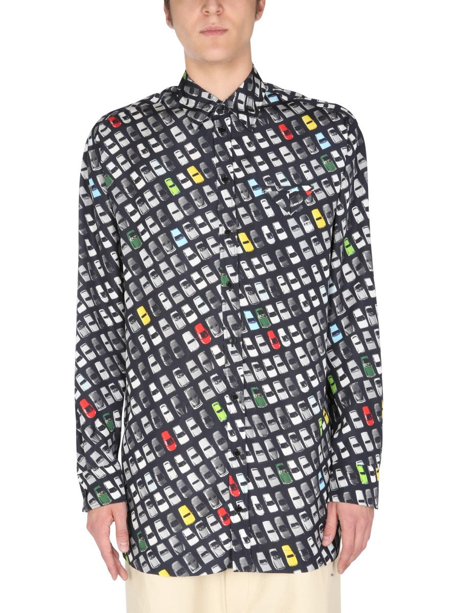 Bottega Veneta - SHIRT WITH ALLOVER PRINT shirt-with-allover-print_f0bad4b5-0dc0-4077-b127-cdf3fcea27cb