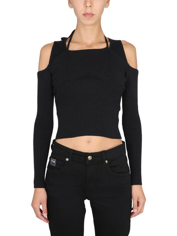 Versace Jeans Couture - SHIRT WITH BARE SHOULDERS shirt-with-bare-shoulders_c5e0595b-cf83-4354-852b-ddd19dd7efc5
