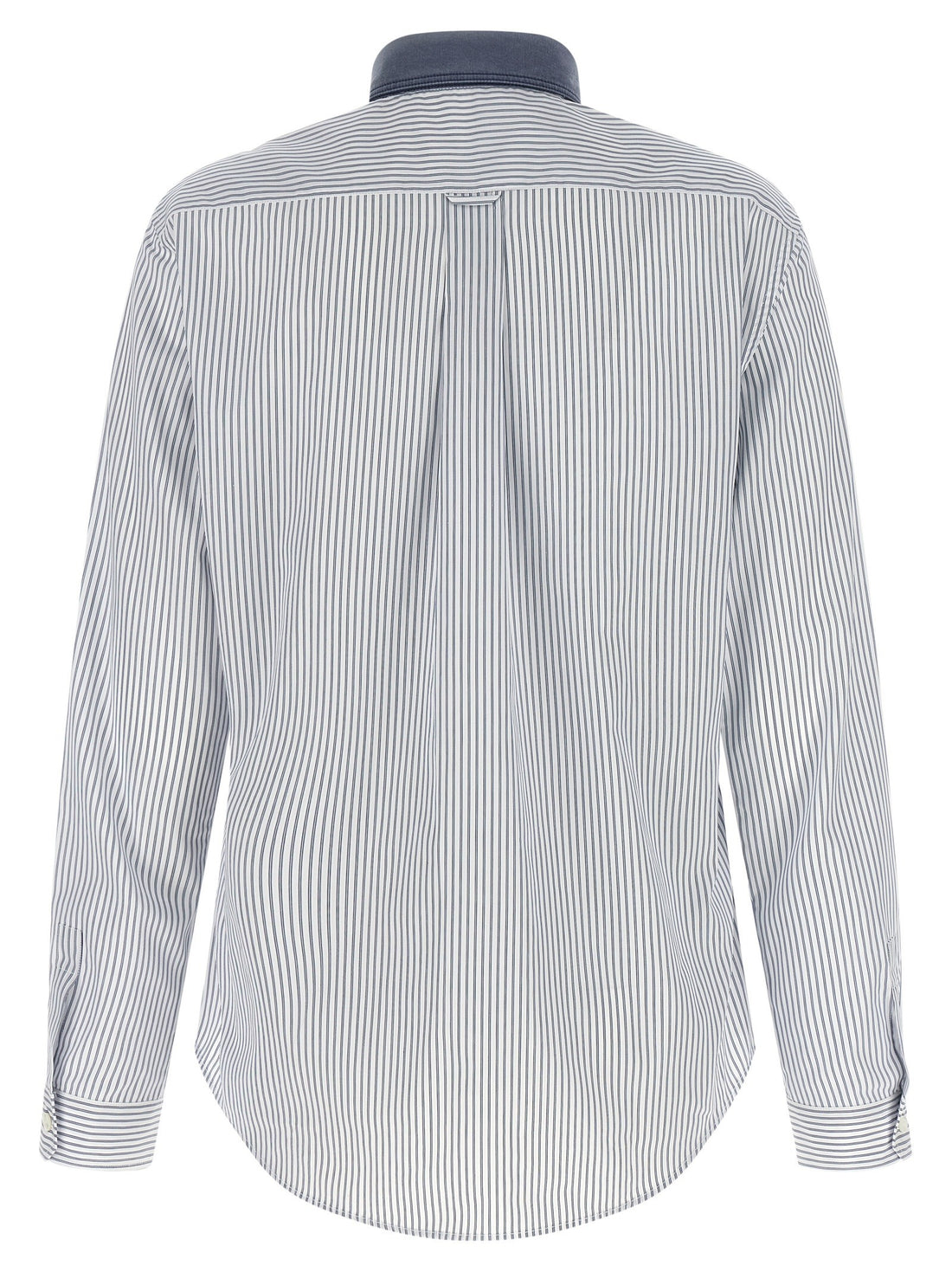 Miu Miu - Shirt with contrast collar MULTICOLOR