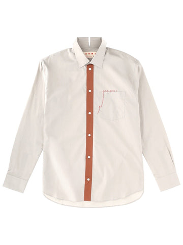 SHIRT WITH EMBROIDERED LOGO