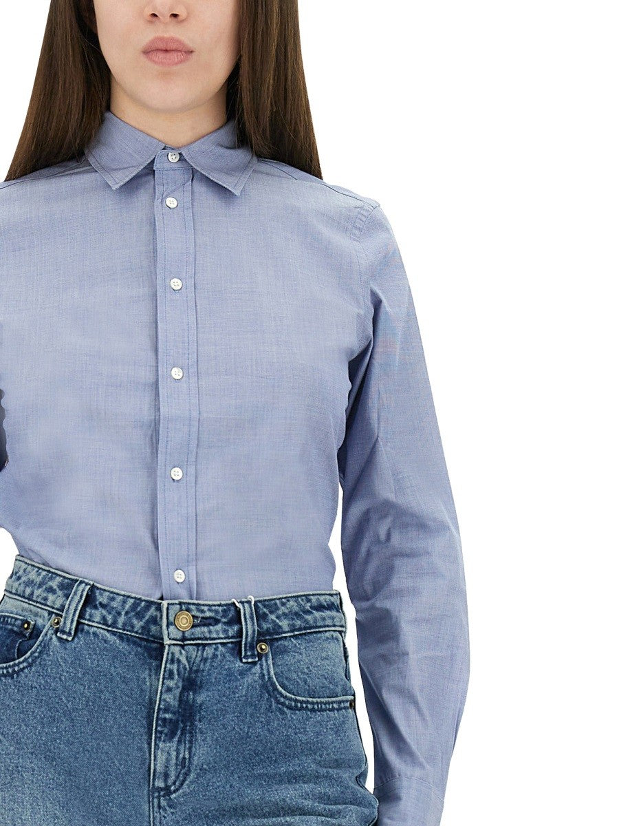 SHIRT WITH EMBROIDERED LOGO