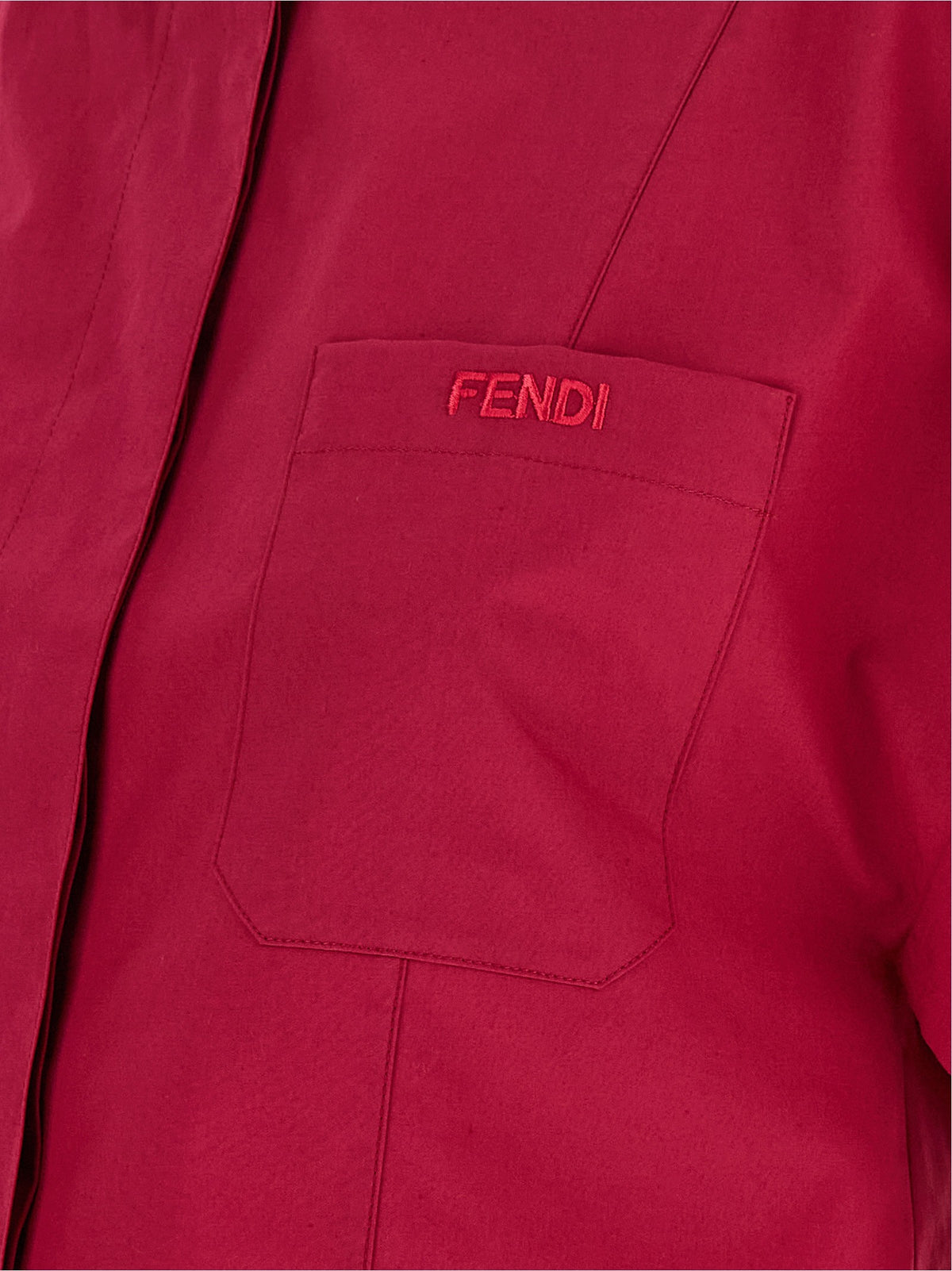 Fendi - Shirt with embroidery