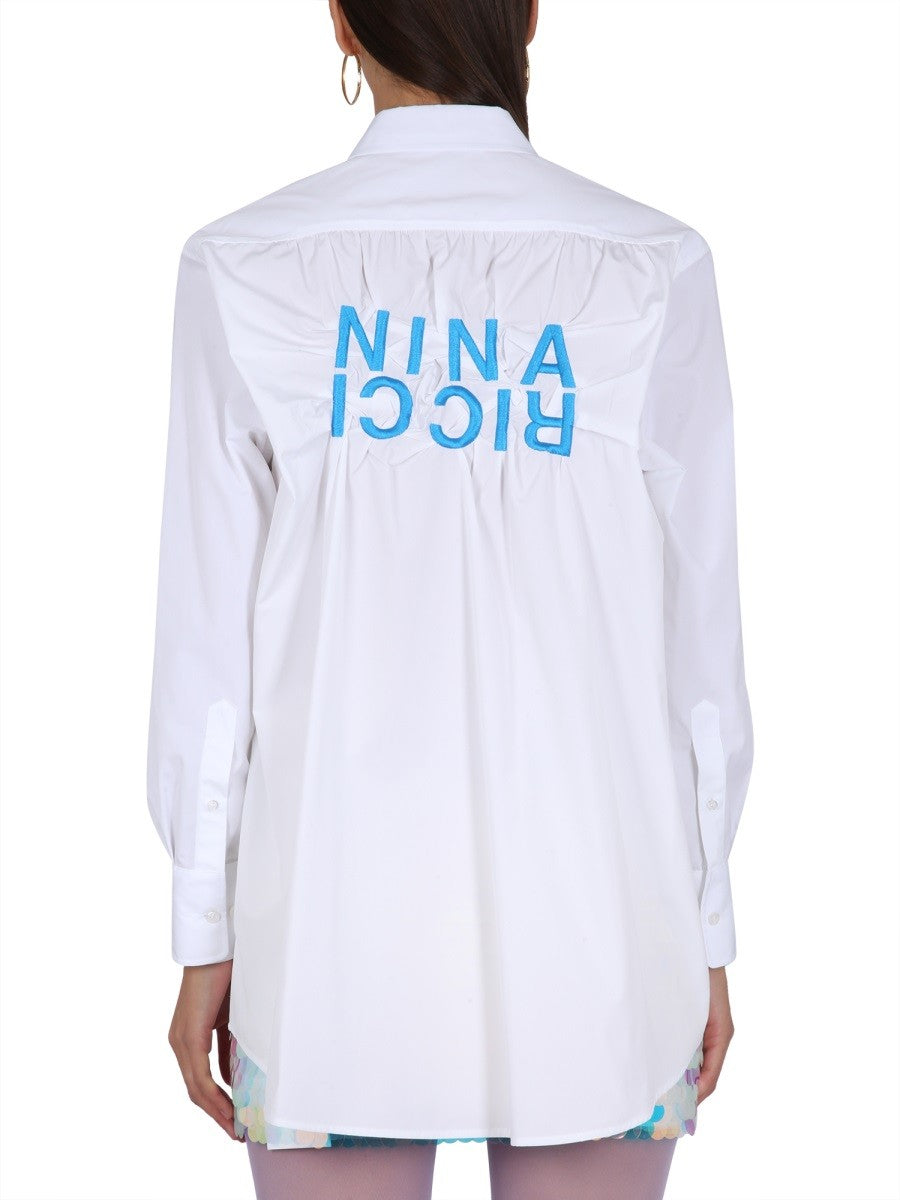 NINA RICCI - SHIRT WITH LOGO