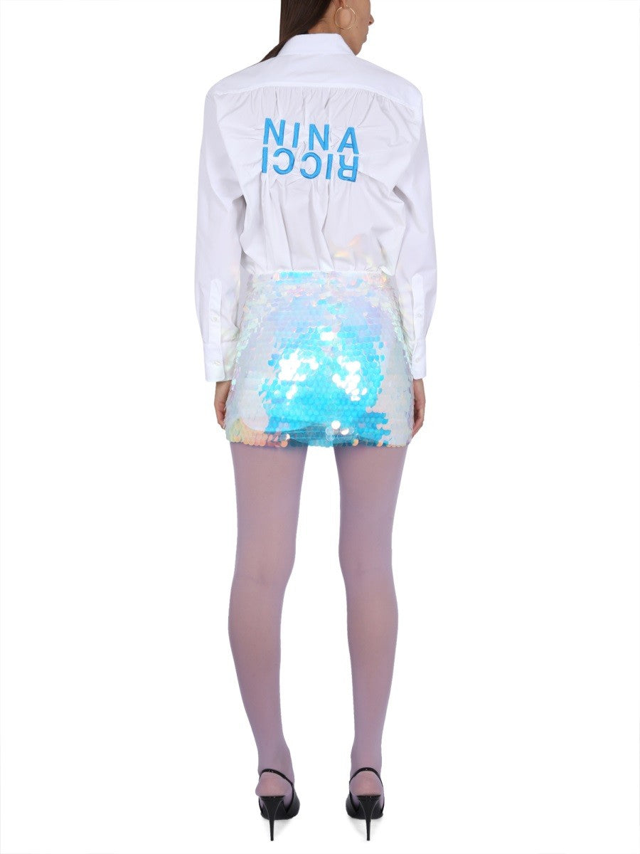 NINA RICCI - SHIRT WITH LOGO