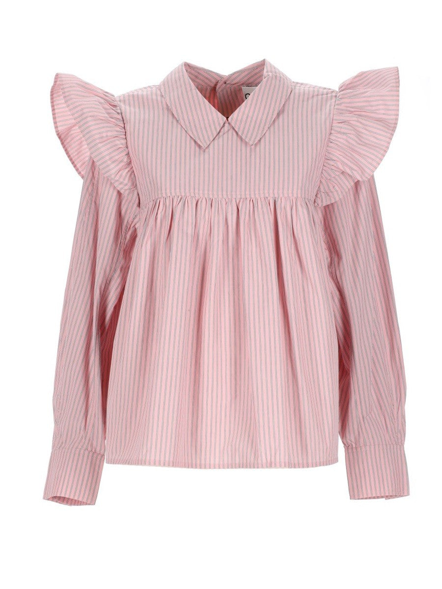 GANNI - SHIRT WITH PUFFY STRAPS shirt-with-puffy-straps_efb76e5c-67fd-4753-a9ad-acf7a7e26cf8