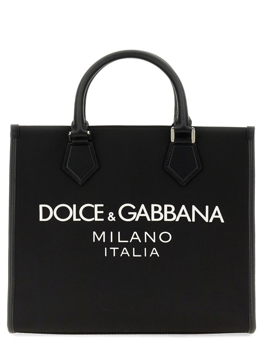 SHOPPING BAG WITH LOGO