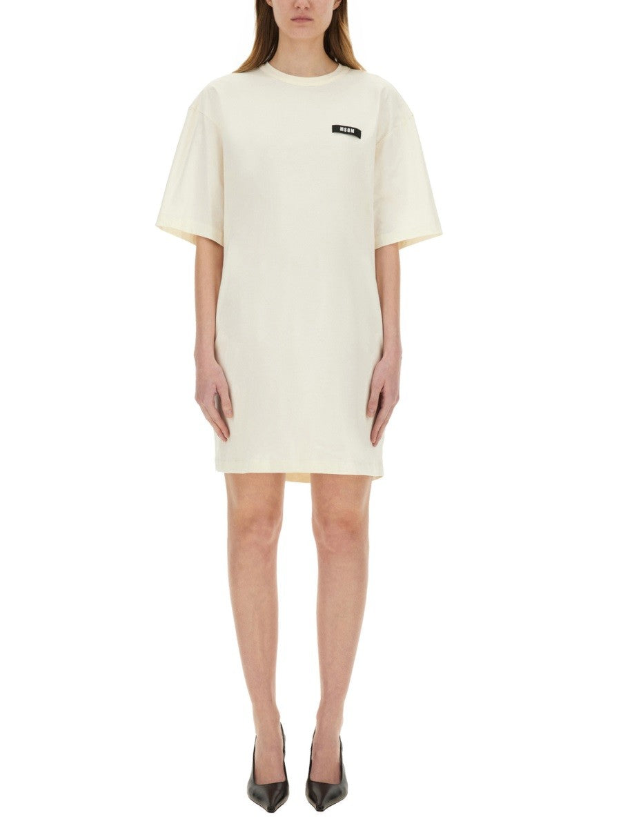 msgm - SHORT DRESS WITH LOGO short-dress-with-logo
