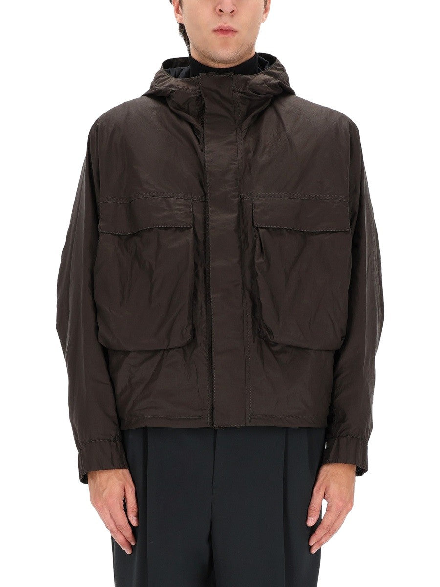SHORT RAIN PARKA