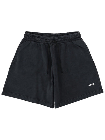 msgm msgm - SHORTS CON LOGO