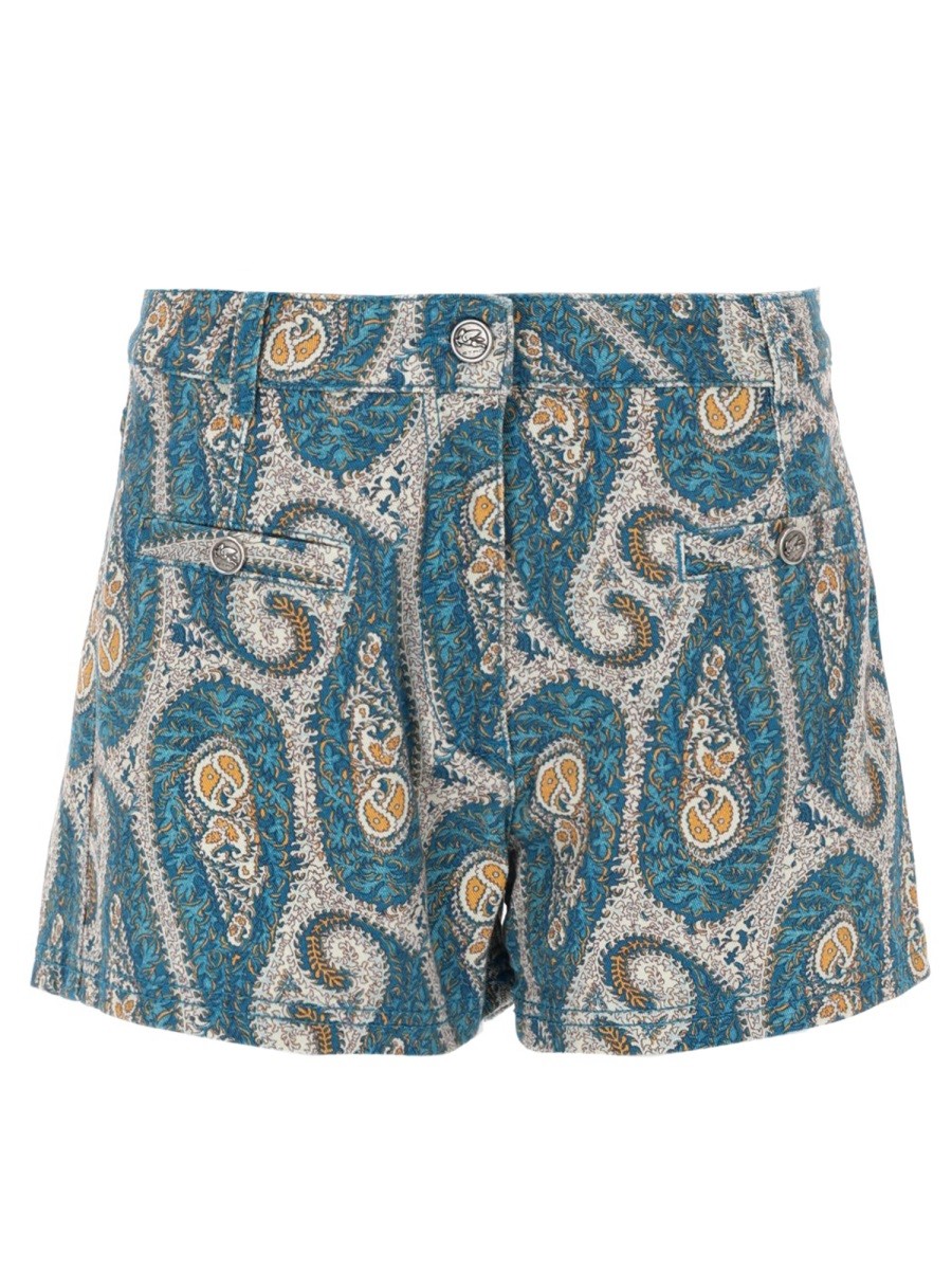 Etro - SHORTS CON STAMPA PAISLEY shorts-con-stampa-paisley
