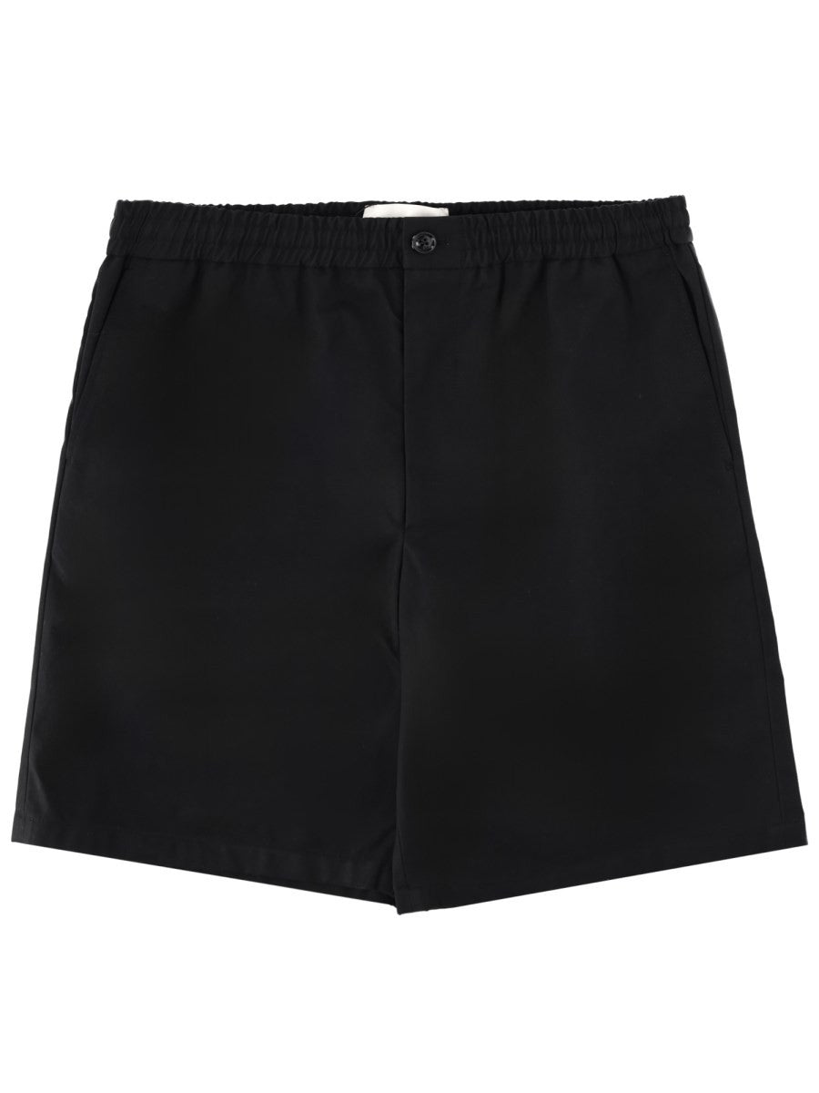 AMI PARIS SHORTS ELASTICIZZATI CON LOGO