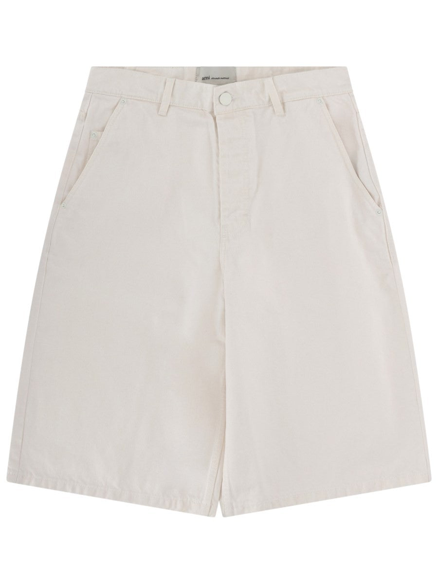 AMI PARIS AMI PARIS - SHORTS IN COTONE