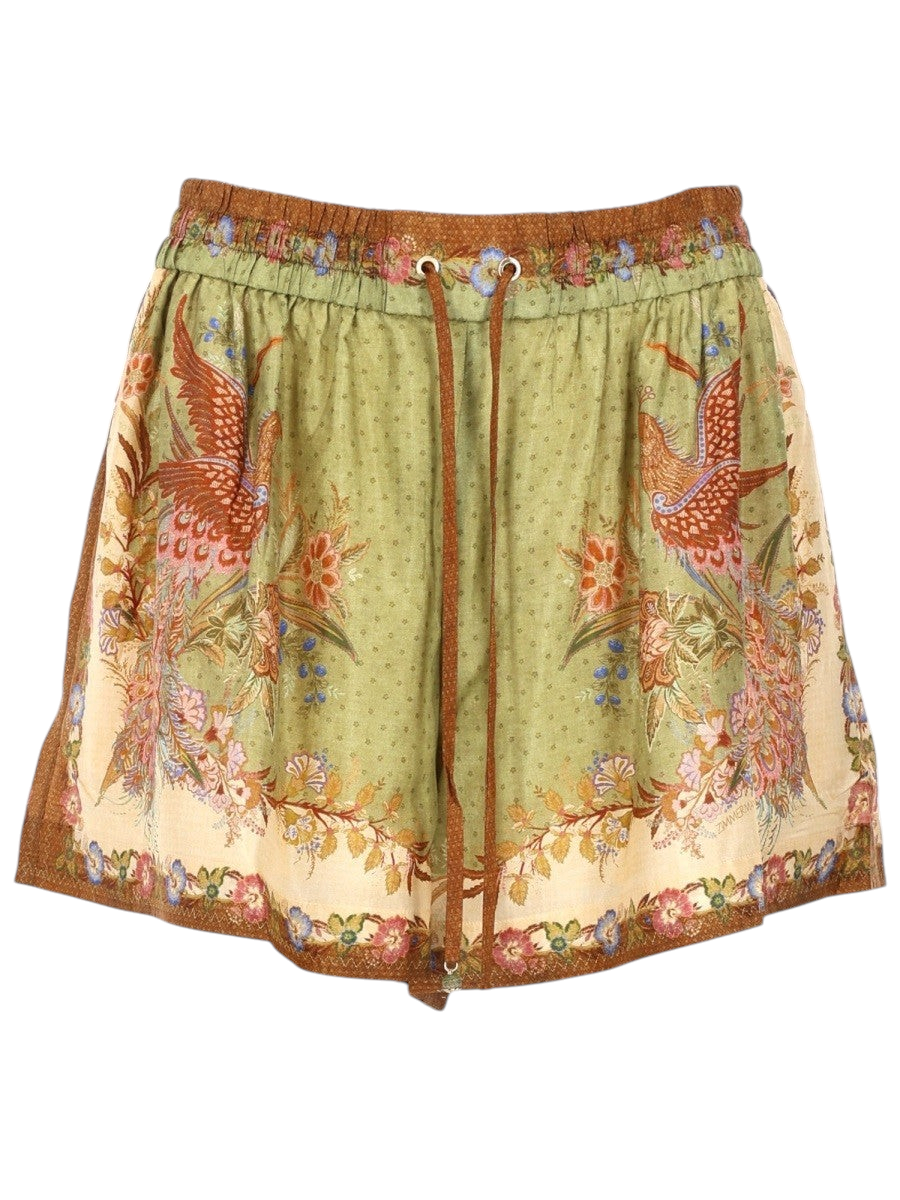ZIMMERMANN - SHORTS "INDRA" GREEN