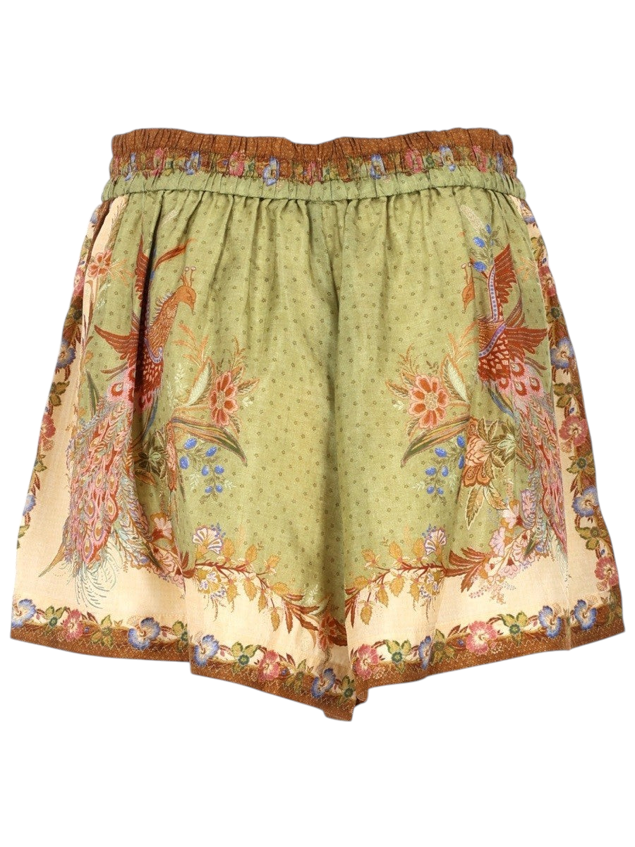 ZIMMERMANN - SHORTS "INDRA" GREEN