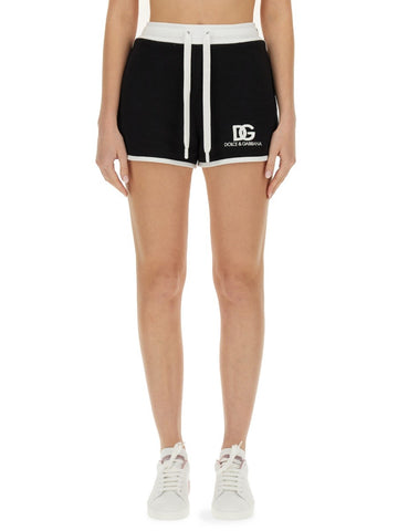 SHORTS WITH LOGO EMBROIDERY