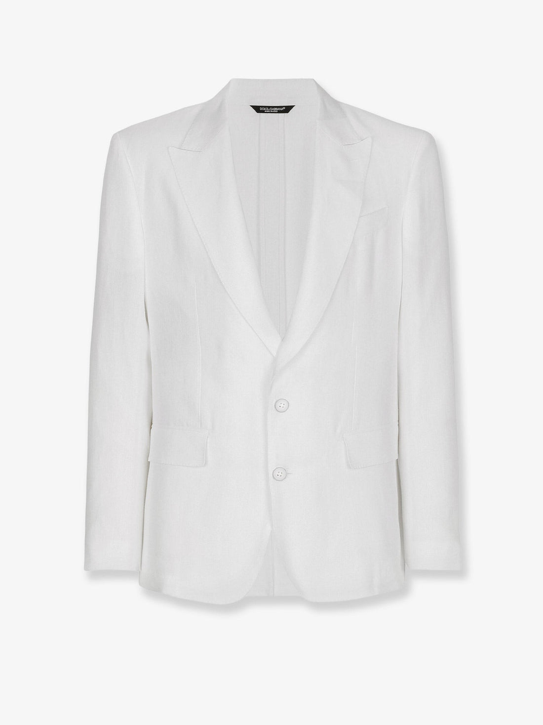 Dolce & Gabbana Sicilia single-breasted linen blazer