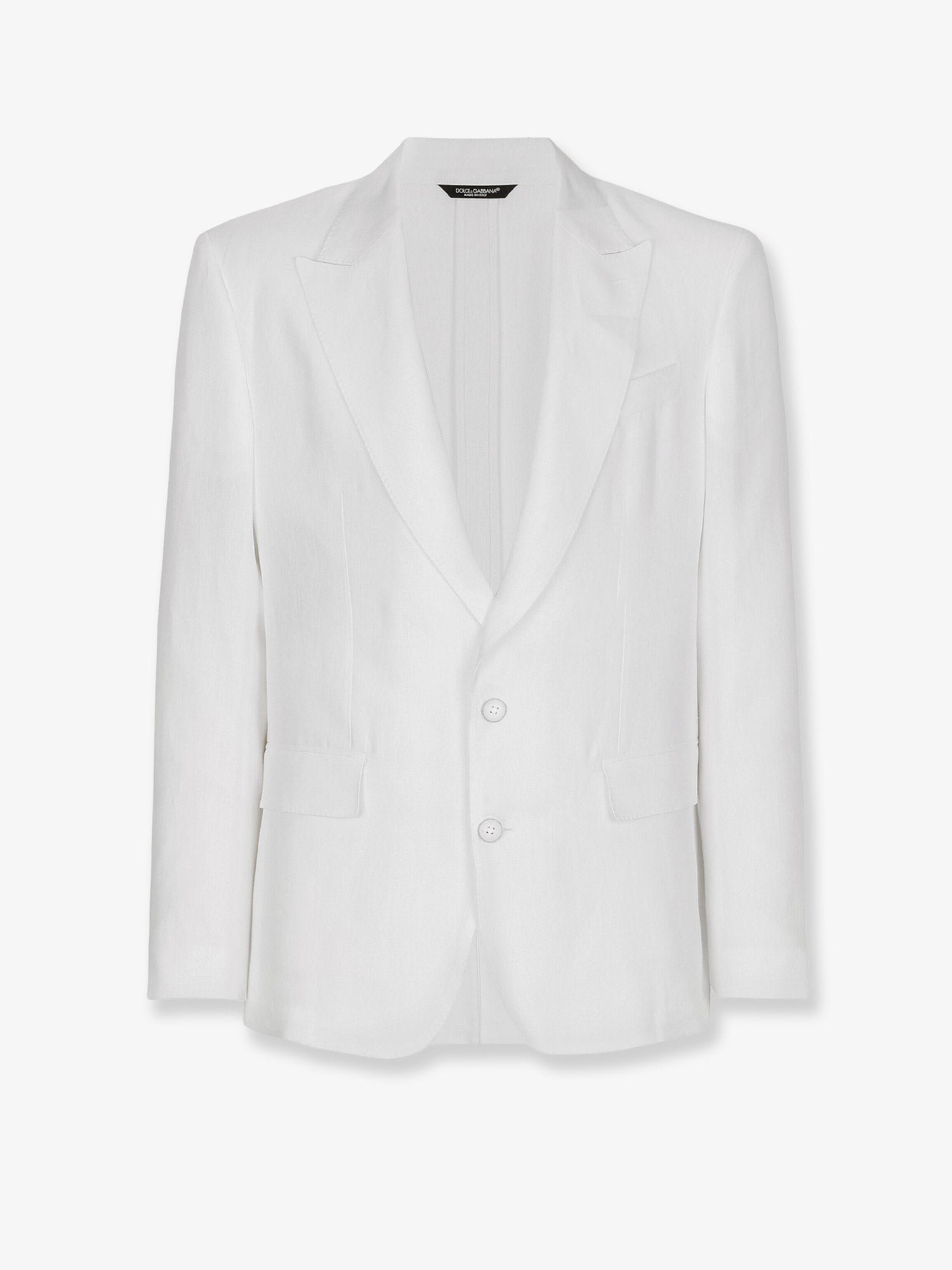 Dolce & Gabbana Sicilia single-breasted linen blazer