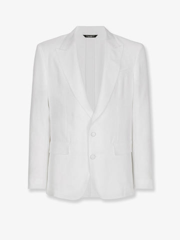 Dolce & Gabbana Sicilia single-breasted linen blazer