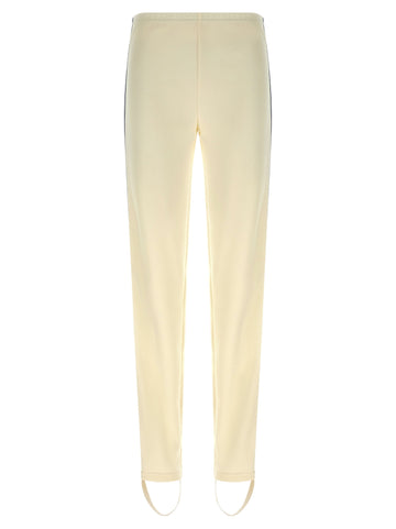 PRADA - Side band joggers White