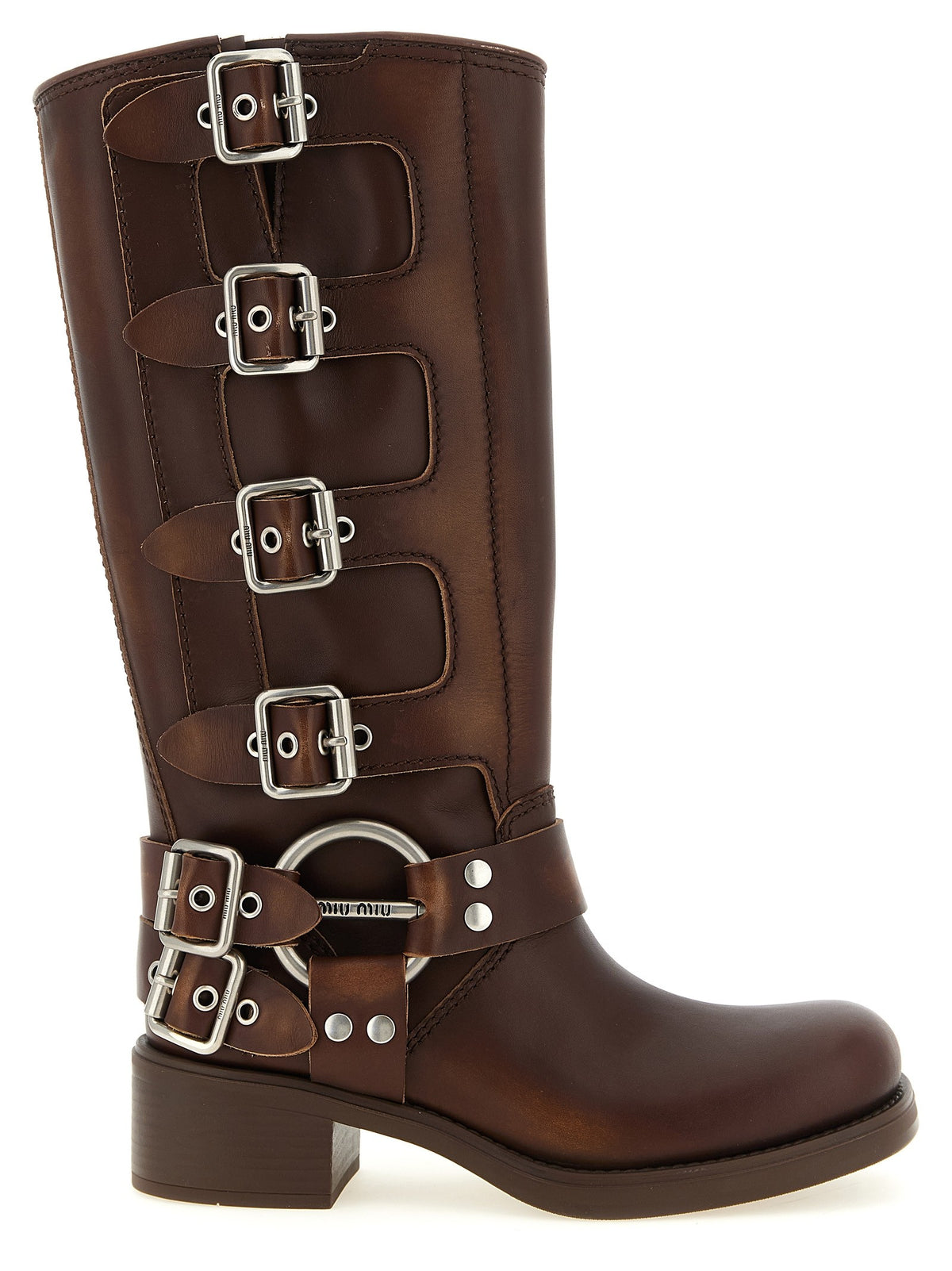 Miu Miu - 'Sienna' boots Brown