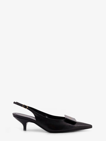 Signature leather pumps