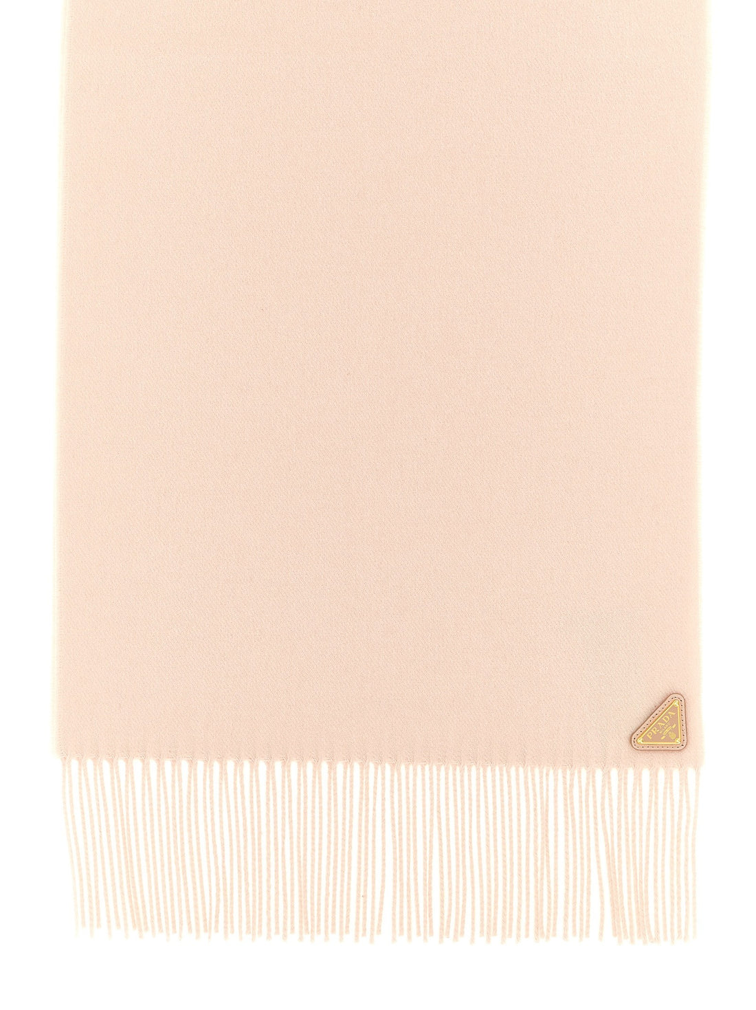 PRADA - Silk and cashmere scarf Pink U
