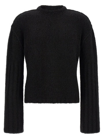 RICK OWENS - Silk and Cashmere Sweater Black