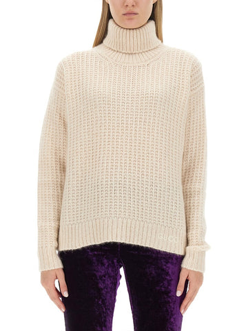 SILK AND CASHMERE TURTLENECK SWEATER