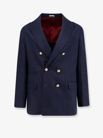 Brunello Cucinelli Silk and linen blazer