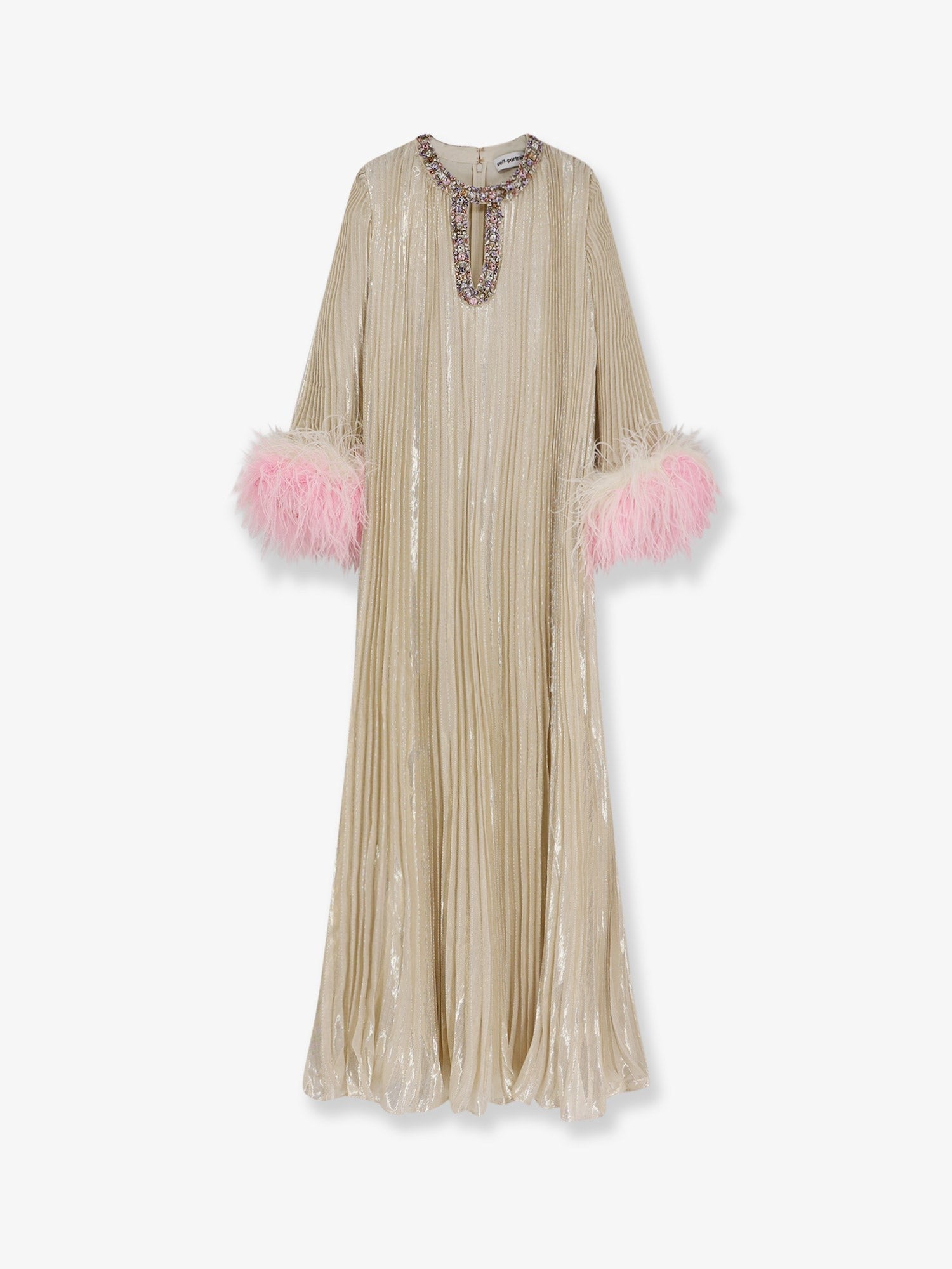 Silk and metallic fibre long dress silk-and-metallic-fibre-long-dress_7f5fcfa4-dce8-4e47-8e2e-f403f6dd8f45
