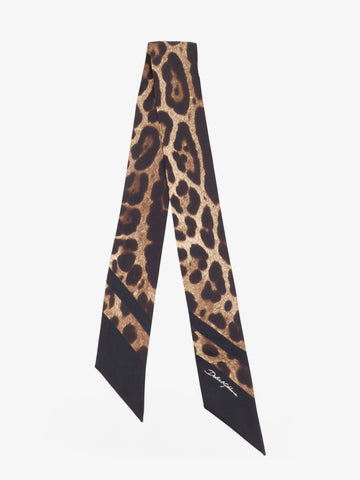 Dolce & Gabbana - Silk bandeau with animal print silk-bandeau-with-animal-print_db7924da-322b-46df-9799-1788bd5f803a