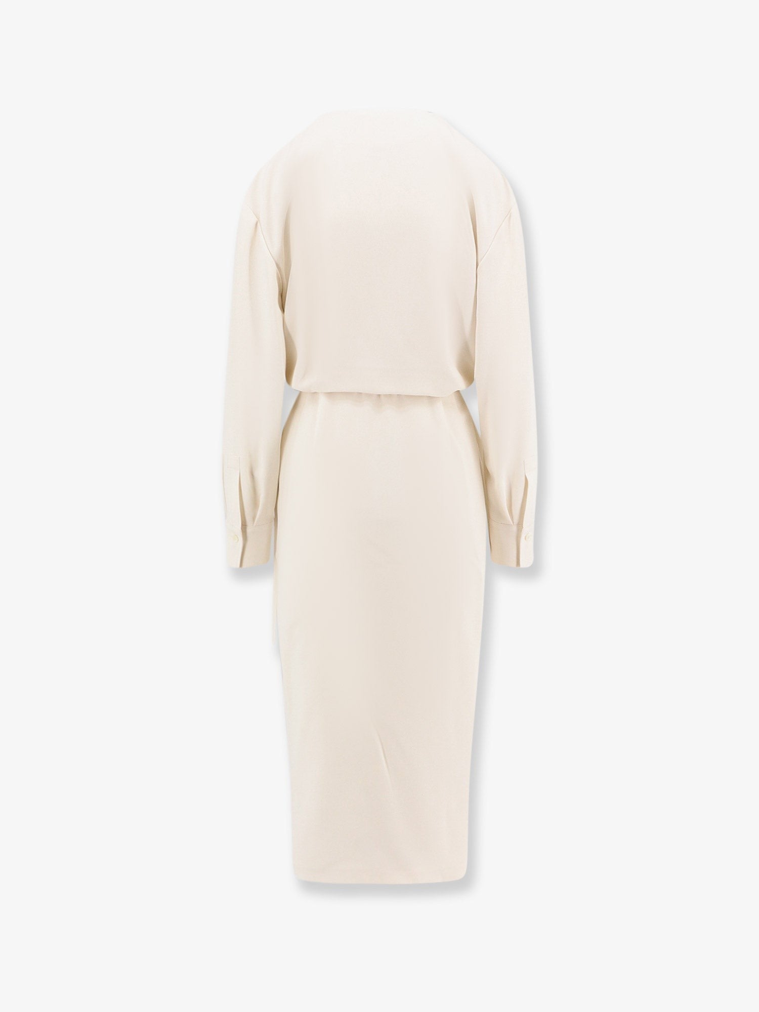 Silk blend long dress